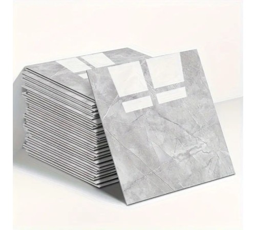 Mermer Desen Duvar Sticker Gri 30 x 30 Cm 1 Adet