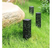 6 Adet Dekoratif Solar Güneş Enerjili Bahçe Aydınlatması Yürüyüş Yolu Seti