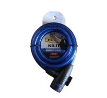 Yuma YM- 734 150cm Mavi Bisiklet Kilidi