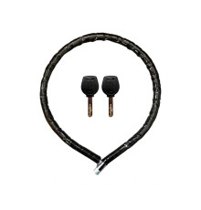 Motorsiklet Kilidi Anahtarlı Körüklü Siyah 120 Cm x 22 Mm YM-752