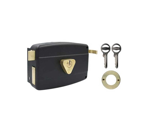 Tirajlı Kilit Oval Karşılıksız Siyah YM-600 Yuma