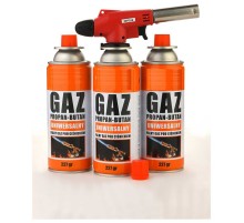 Kamp Ocak Gazı Valfli Kartuş Pürmüz Eco 6 lı Set