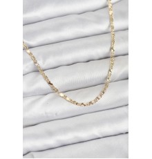 CM 14K Gold Renk Lazerli Zincir Model Kadın Kolye TJ-BKO10923