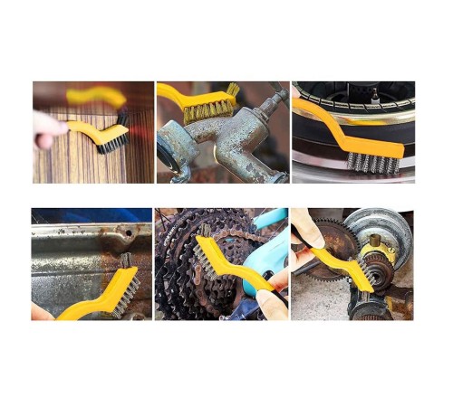 3 Parça Çok Amaçlı Tel Fırça Seti 180 MM DMX4681