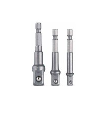 Hex Plus Lokma Adaptörü 3 Parça Set 1/4-3/8-1/2 MM DMX4712