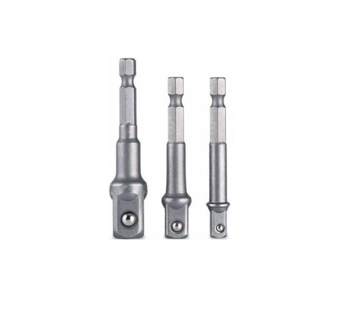 Hex Plus Lokma Adaptörü 3 Parça Set 1/4-3/8-1/2 MM DMX4712