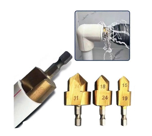 PPRC Boru Genişletme ve Delme Bits Uçlu Matkap Seti DMX4760