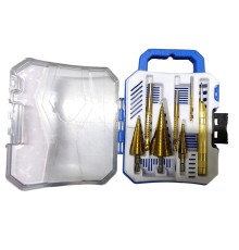 Çantalı 7 Parça Kademeli - Freze Matkap Ucu Seti