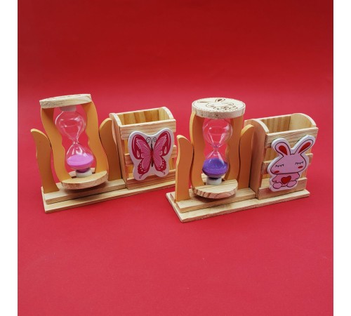 Kum Saati Kalemlik Kutulu