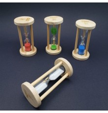 Ahşap 1 Dakika Kum Saati