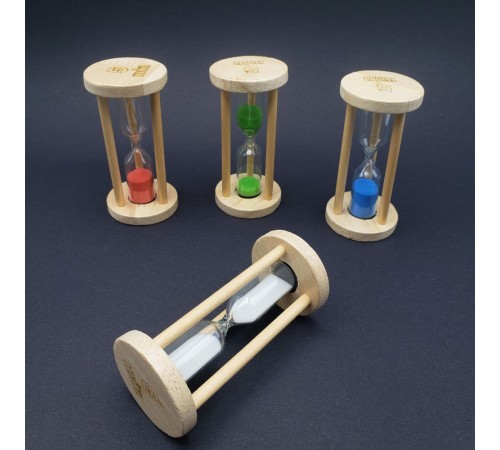 Ahşap 1 Dakika Kum Saati