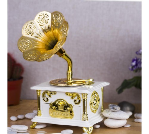 Nostaljik Gramofon Müzik Kutusu