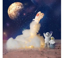 Uçan Astronot Tasarımlı Gece Lambası
