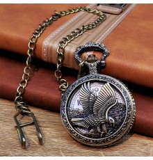 Kartal Tasarımlı Köstekli Saat