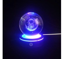 Renk Değiştiren Yeni Nesil Usb li Dönen Cam Küre