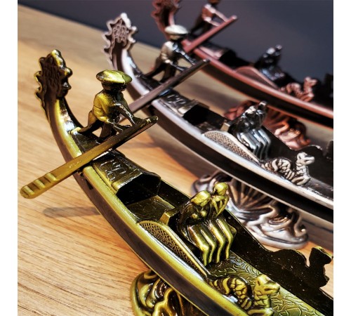 Metal Dekoratif Venedik Kayık 1 Adet