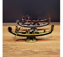 Metal Dekoratif Venedik Kayık 1 Adet