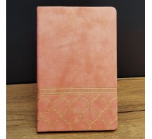 Desenli Deri Defter Somon