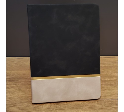 Siyah Çizgili Deri Defter