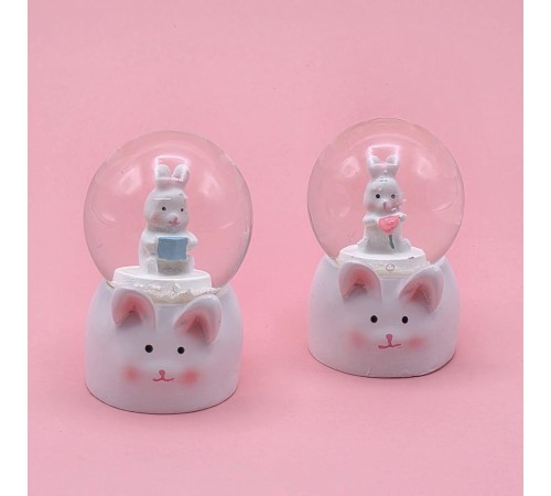 Mini Boy Tavşan Tasarımlı Kar Küresi