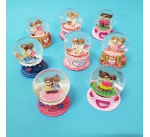 Dekoratif Mini Boy Sevgililer Kar Küresi