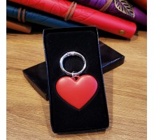 Metal Kırmızı Kalp Anahtarlık