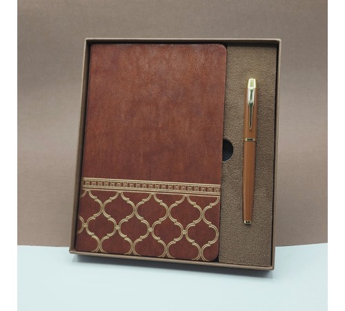 Öğretmenler Günü Hediyesi Kutulu Deri Defter Kalem Seti