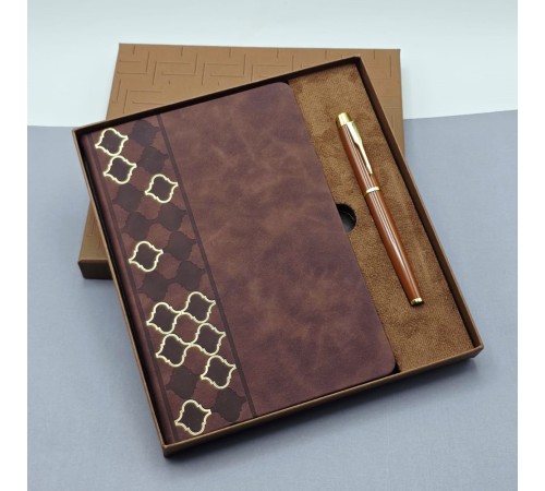 Lüks Kutulu Defter Kalem Set
