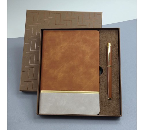 Soft Deri Defter Ve Roller Kalem Seti