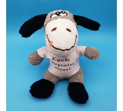 Eşek Tepsin Seni Tişörtlü Oyuncak Eşek