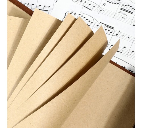 Yaprak Desenli Deri Defter