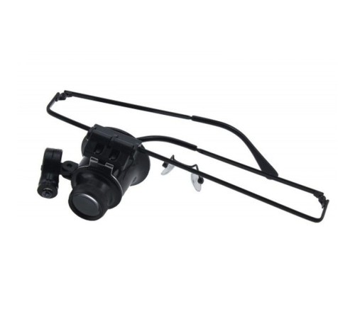 Gözlük Model 20X16Mm Optik Lens Led Işık Monoküler Büyüteç