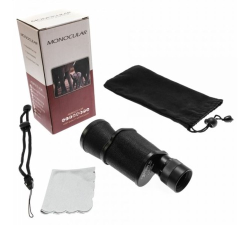 Baigish 10X40 Metal Deri Kaplamalı Rus Modeli Monoküler Dürbün