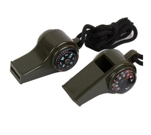 Çok Fonksiyonlu Düdük Pusula Kamp Termometre Acil Survival Dişli Düdük