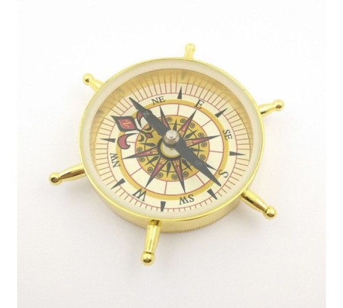 Estetik Tasarım Dümen Model Pirinç Pusula