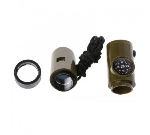 Çok Fonksiyonlu Askeridüdük Pusula Termometre Ile Led Işık