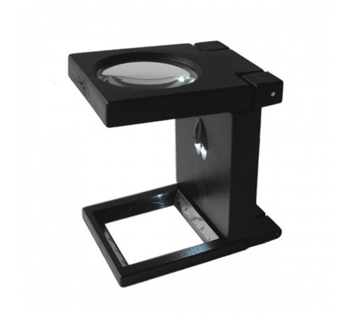 Katlanır Plastık Led Işıklı Test Cıhazı Büyüteç 2.5X90Mm