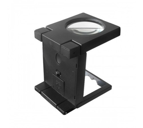 Katlanır Plastık Led Işıklı Test Cıhazı Büyüteç 2.5X90Mm