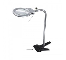 2.5X90 Mm 5X24 Mm Büyüteç Mandallı Metal Hortumlu Masa Üstü Büyüteç