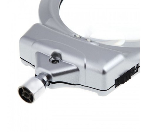 2.5X90 Mm 5X24 Mm Büyüteç Mandallı Metal Hortumlu Masa Üstü Büyüteç