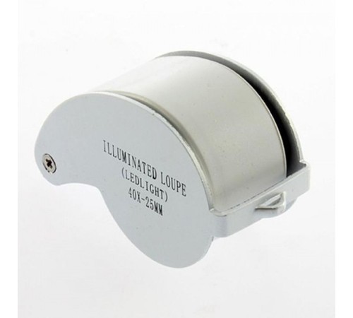 Mini 40X25Mm Takı Büyüteç Cep Büyüteç Teftiş Elmas Pullar Madeni Kontrol Lup Mg21011