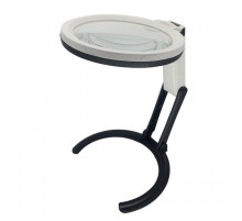 2X5X120Mm 10 Ledli Masaüstü Büyüteç