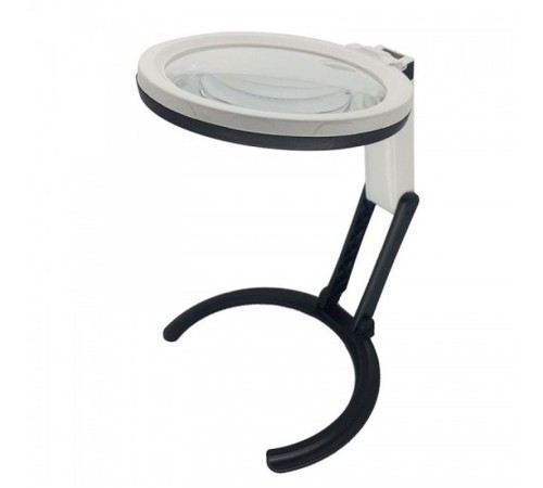 2X5X120Mm 10 Ledli Masaüstü Büyüteç