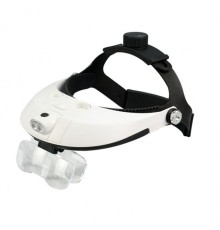 5 Mercekli Çok Fonksiyonlu Başlık Tip Işıklı Büyüteç 81001H