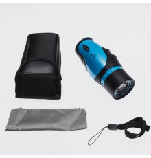 30X30 Tek Gözlü Ayarı Gerektirmeyen Perma Focus Otomatık Netleme Dürbün Mavi