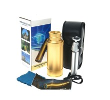 50X50 Panda Metal Gövde Tek Gözle Büyük Mercek Korsan Dürbün Gold