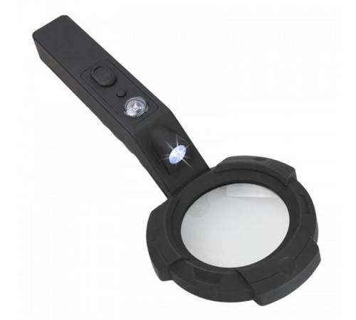 7 Led Aydınlatma Fener Pusula 4X Büyütme Okuma Büyüteç Th-600557