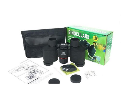 10X24 Katlanır Kauçuk Kaplamalı Orta Boy El Dürbünü 1000M/76M