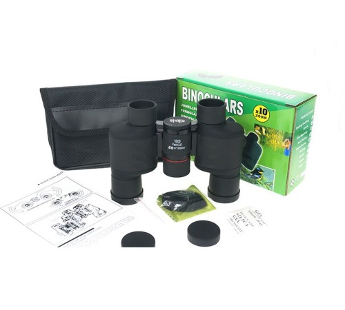 10X30 Mavı Mercekli Kauçuk Kaplamalı Kamp Dürbün