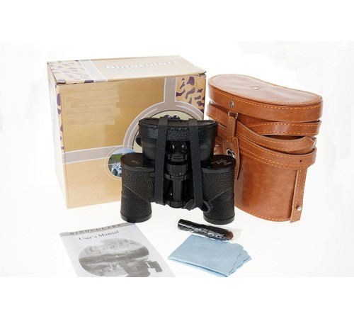 Baigish 7X30 Metal Kurulma Deri Kaplamalı Orjınal Deriçantalı Rus Dürbün